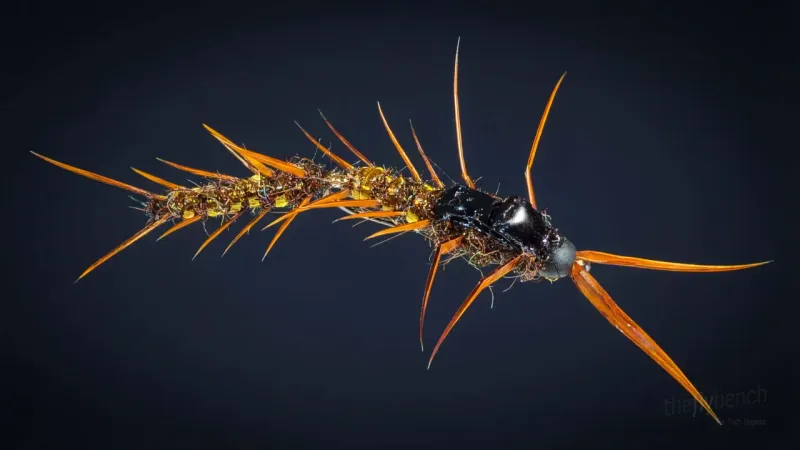 Articulated Hellgrammite - Image source: The Fly Bench