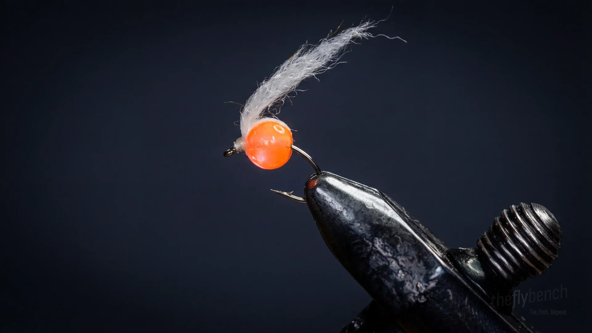 Veiled Egg fly pattern - imitates Eggs tied for Trout, Steelhead