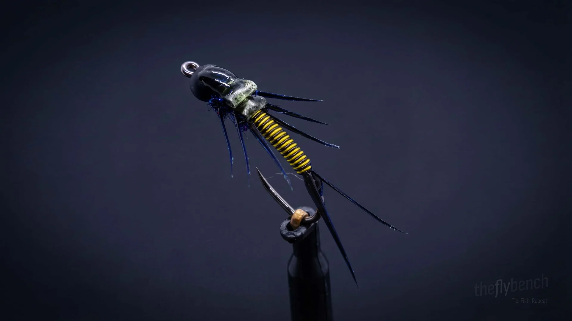 Wired Stonefly Nymph fly pattern - imitates Stoneflies tied for Trout