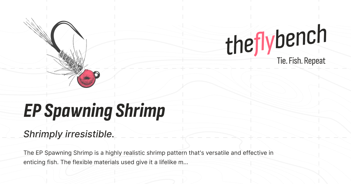 Fly Spawn EP Spawning Shrimp Fly Pattern | The Fly Bench