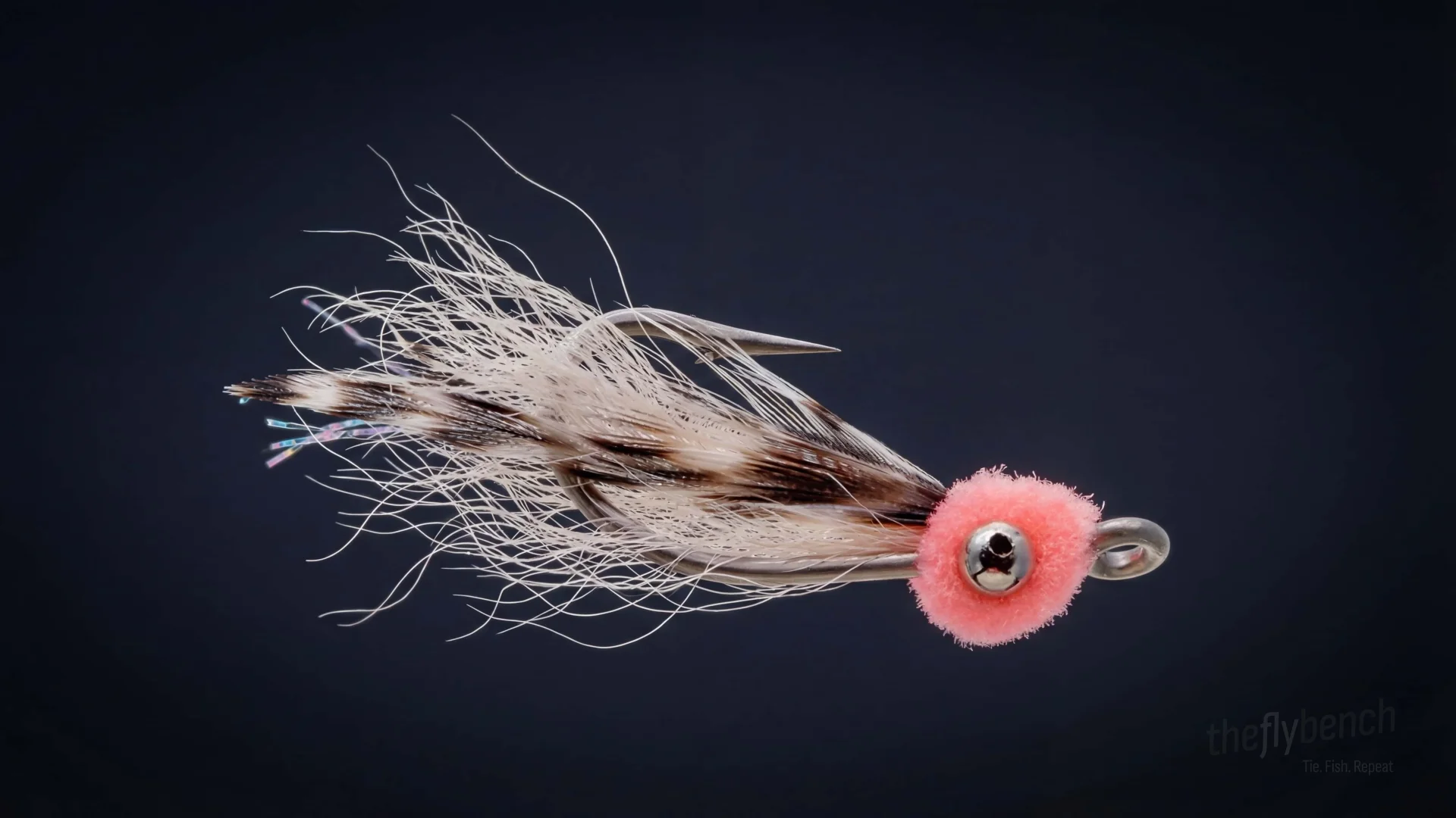 Bonefish Puff fly pattern - imitates Shrimp, Crabs tied for Bonefish