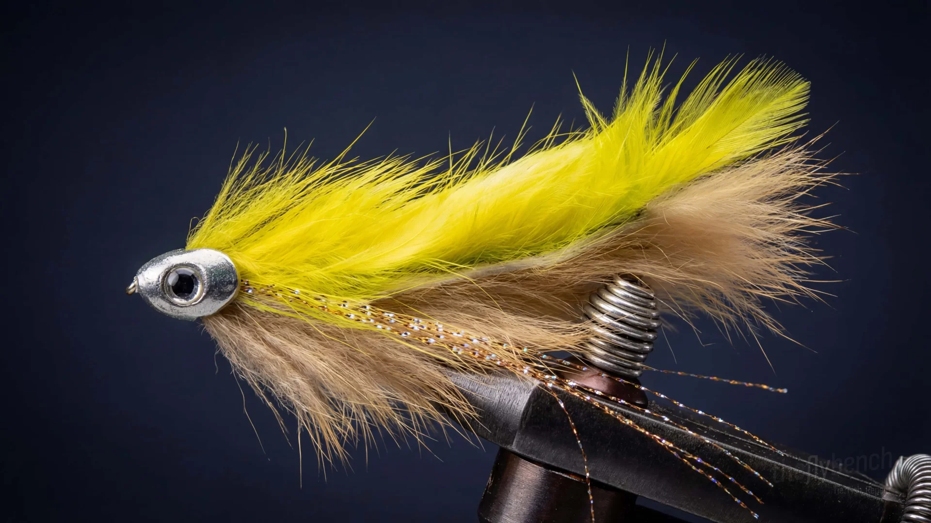 Fish Skull Double Bunny fly pattern - imitates Baitfish tied for Trout, Bass
