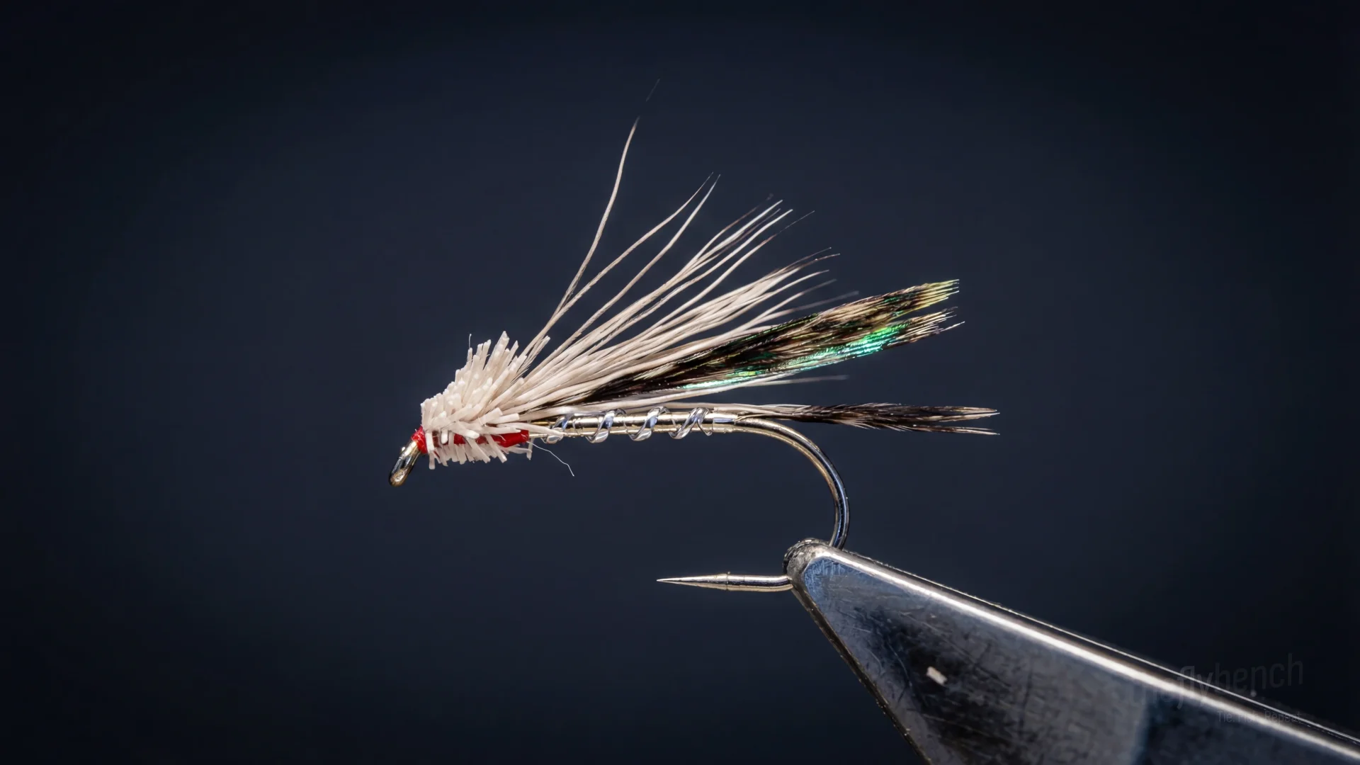 Rolled Muddler Variant fly pattern - imitates Ants tied for Trout